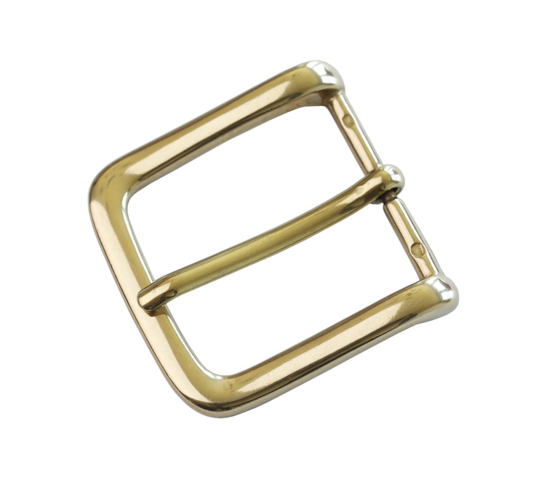 Belt Buckle - Italian "Explorer Slim" Single Prong (Solid Brass)