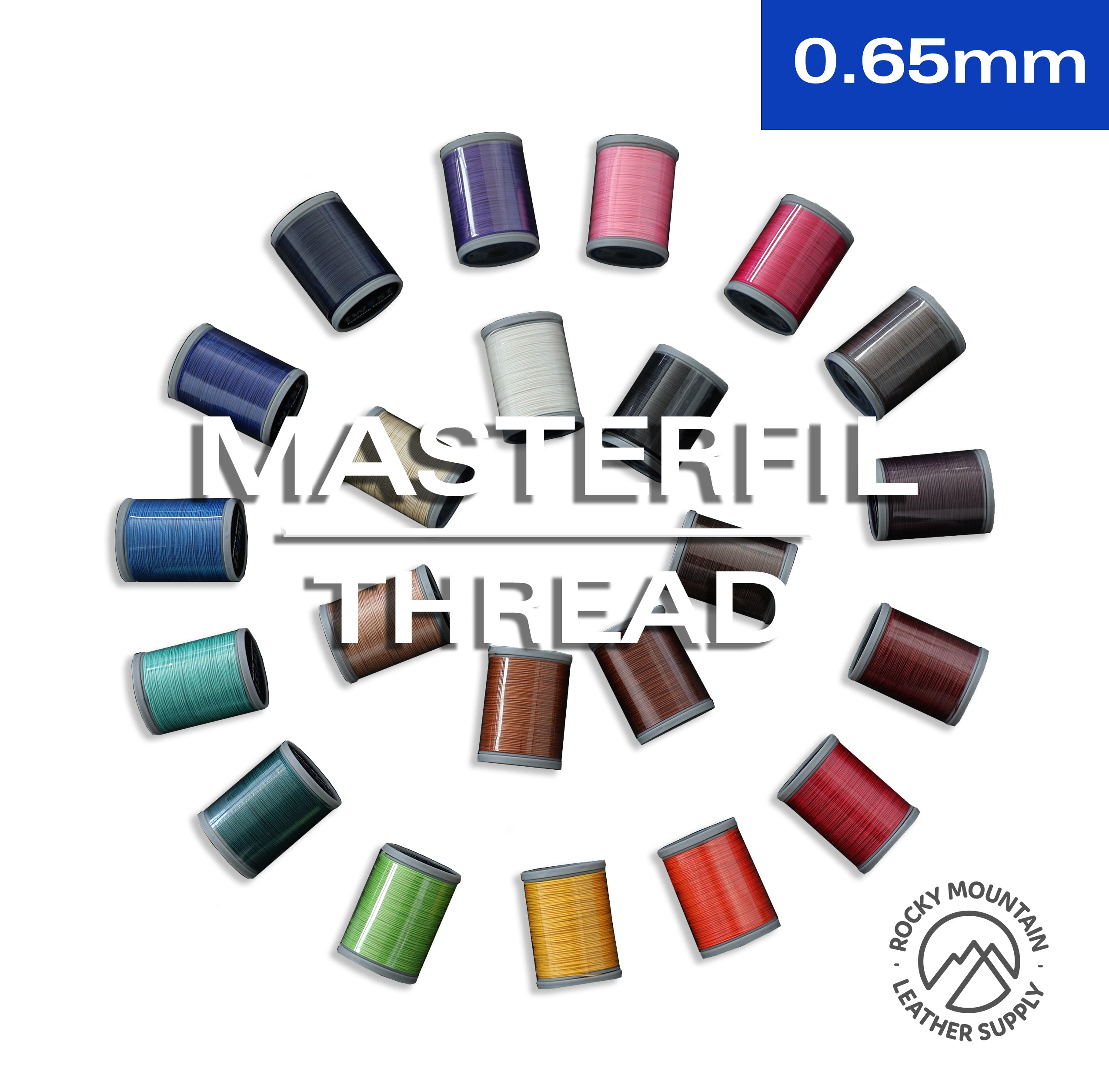 Master Thread Finish Rocky Mtn - MasterFil - Premium Waxed Linen Thread - 0.65mm – Rocky ...