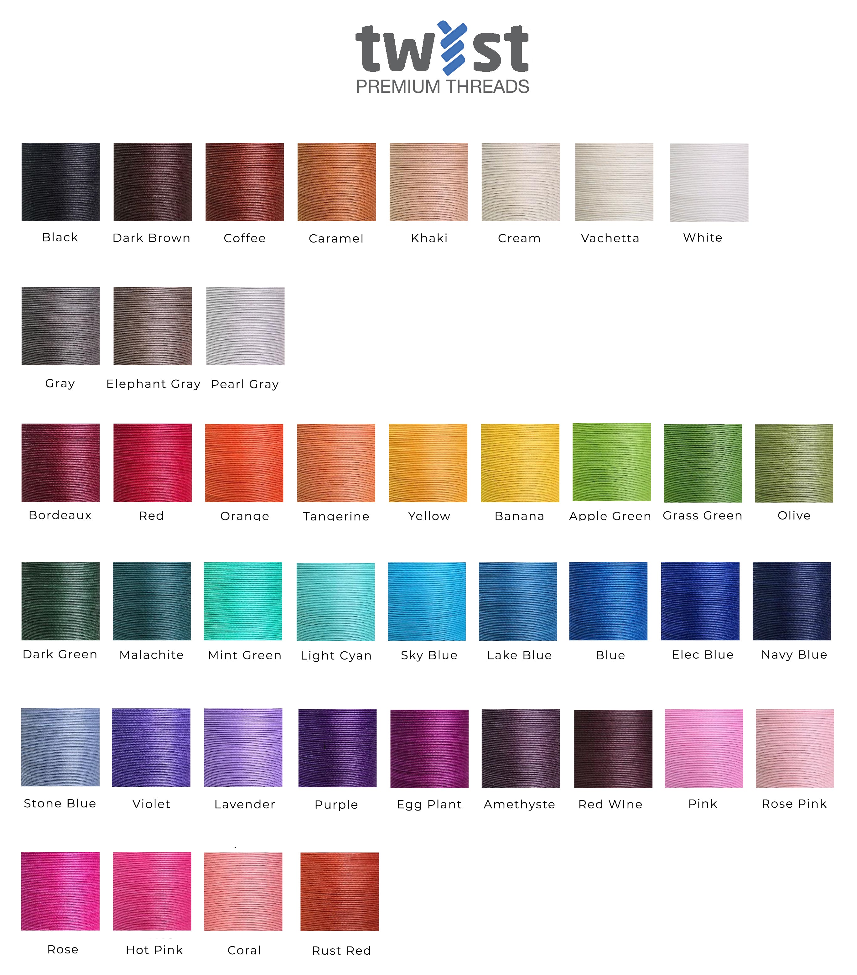 Rocky Mountain - MasterFil - Premium Waxed Linen Thread - 0.65mm