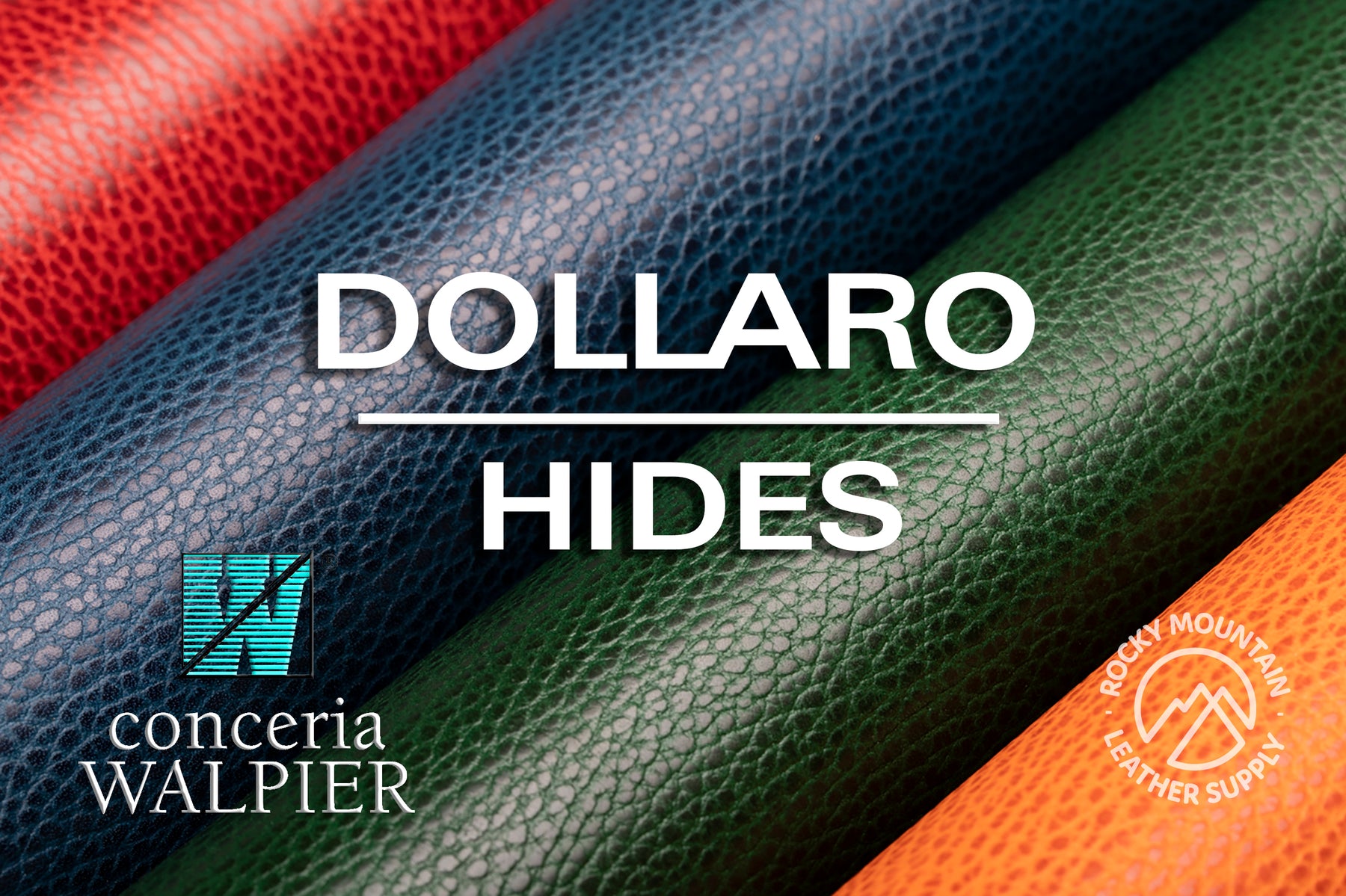 Conceria Walpier Dollaro Veg Tanned Leather HIDES