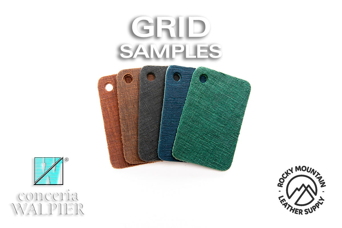 Conceria Walpier - Grid - Veg Tanned Leather (SAMPLES)