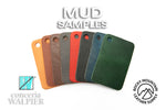 Conceria Walpier - Mud - Rustic "Vachetta"Veg Tanned Leather (SAMPLES)
