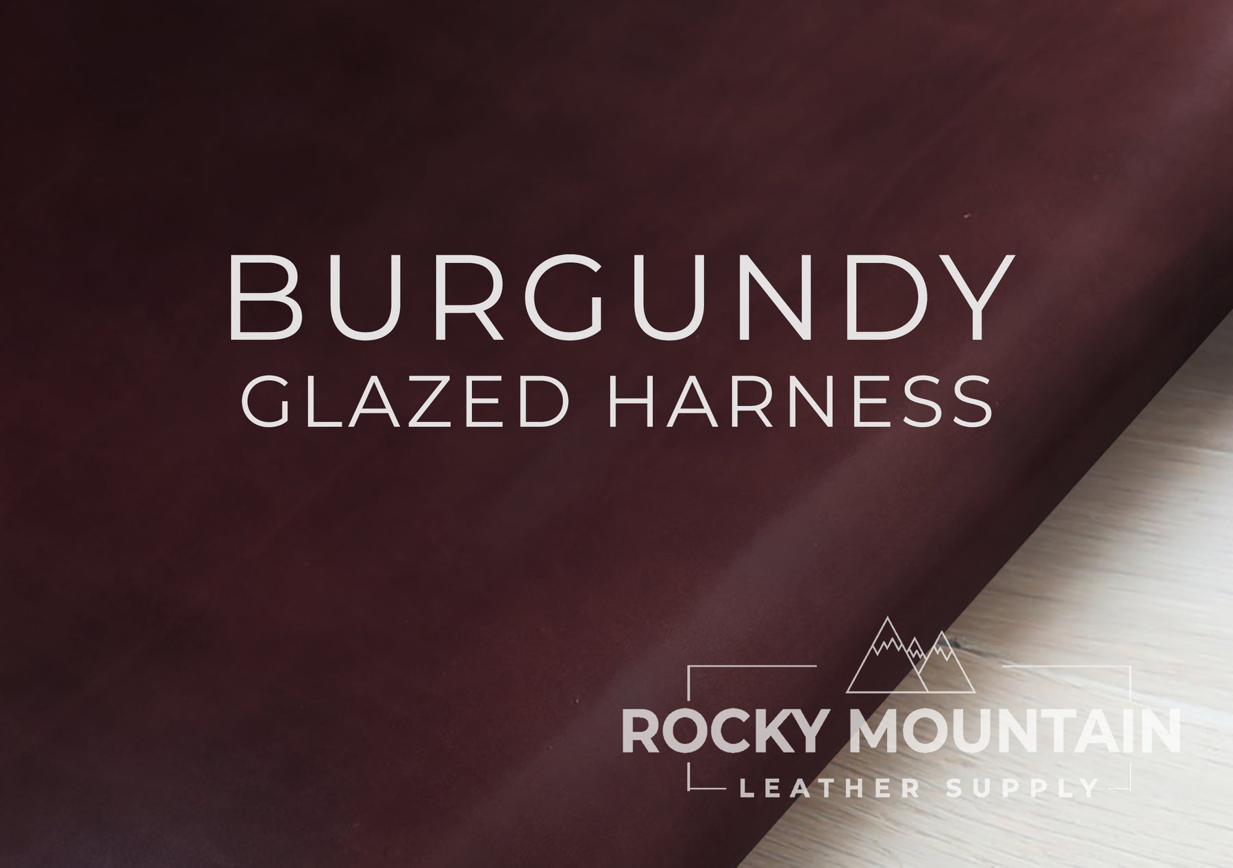 Wickett & Craig 🇺🇸 - Glazed Harness - Veg Tanned Leather (HIDES)