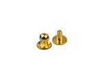 Japanese "Mini" Button Studs (Solid Brass)