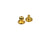 Japan Brass - "Mini" Button Studs (Solid Brass)
