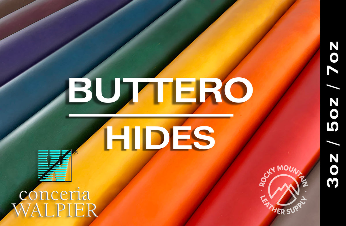 Conceria Walpier 🇮🇹 - Buttero - Veg Tanned Leather (HIDES 3oz/5oz/7oz)