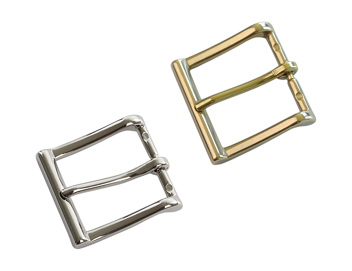 Italian - "Executive" Belt Buckle (Solid Brass)