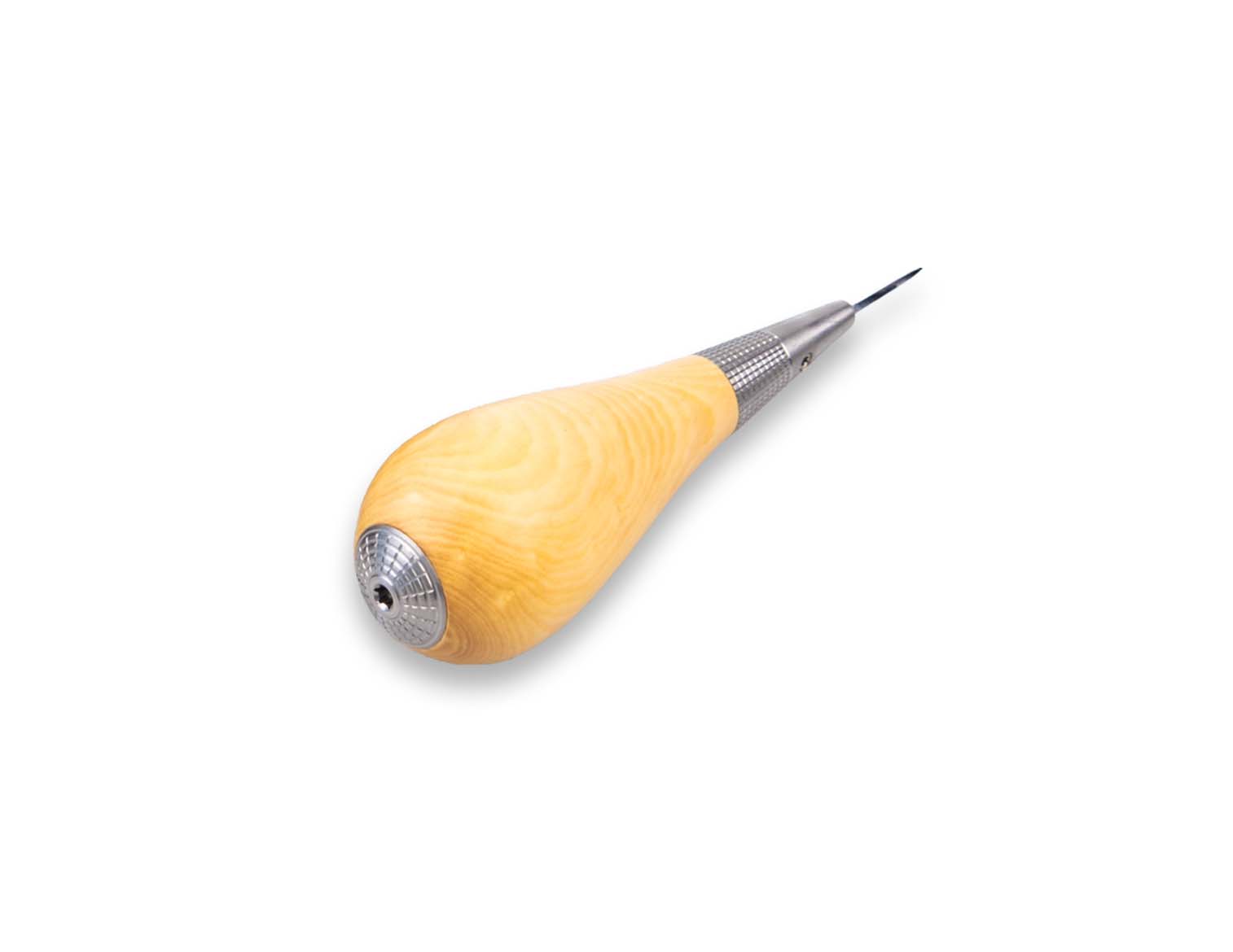 Titanium & Exotic Wood Awl (Square Nose Awl Blade) - Razor Sharp!